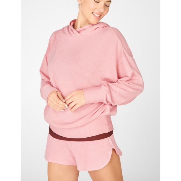 FABLETICS Go-To Hoodie in Pink Buff Women's sz XXL Cozy Loungewear - Picture 1 of 10